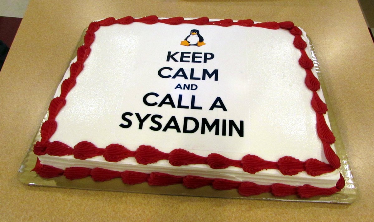 Keep Calm and call a sysadmin - From @Linux Tweeter feed